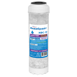 fotoКартридж для умягчения с полифосфатом 10'' Aquabrightфото