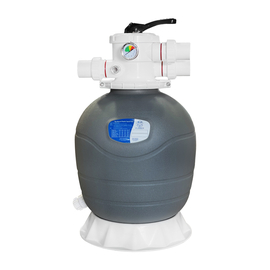 fotoФильтр песочный для бассейна KUBBER NEP650; 15m3/h, с верхним клапаном 1,5"/50мм с зажимомфото