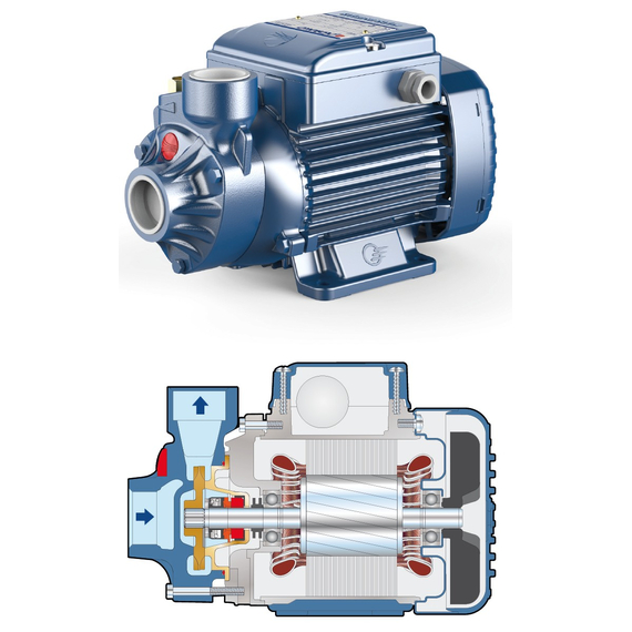 fotoВихревой насос Pedrollo PKm65 0,55 kW, изображение 2фото