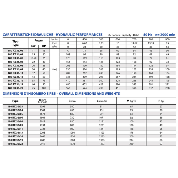 fotoПогружной насос Panelli 8'' 55kW 75HP 180 RX 36 N/16, изображение 5фото