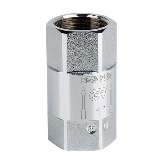 fotoОбратный клапан хромированный 1" PN 25 REGE PLUS Genebreфото