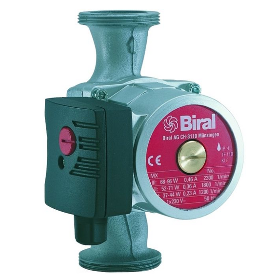 fotoЦиркуляционный насос MX 12-3 DN25, 26-50W -130  (H=4m, Q=4.2m3/h) BIRALфото