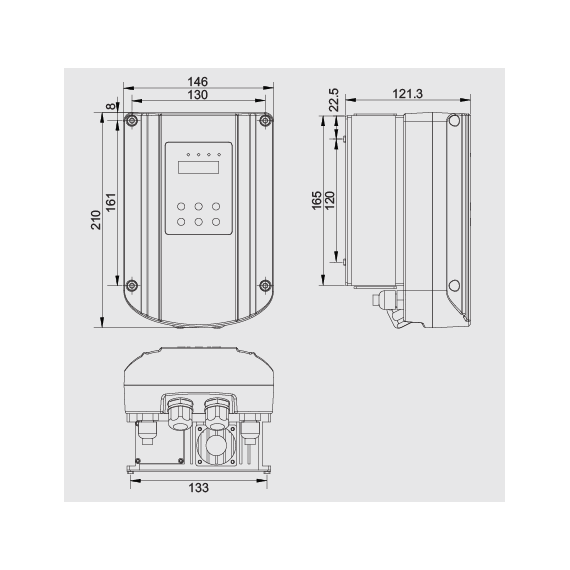 fotoЧастотный преобразователь Smart Pump Drive 380V, 18,5kw SAJ, изображение 2фото