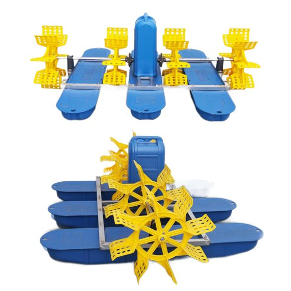 fotoКолесный 4-х лопастный аэратор для водоема HT-Y-1.5 220V 1.5kW KUBBER, изображение 2фото