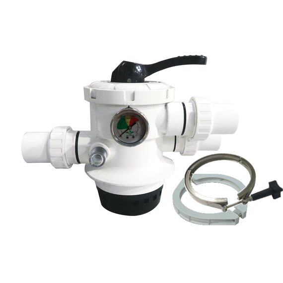 fotoМногопортовый клапан KUBBER CP1.5''v2 с зажимным замком для верхнего монтажафото