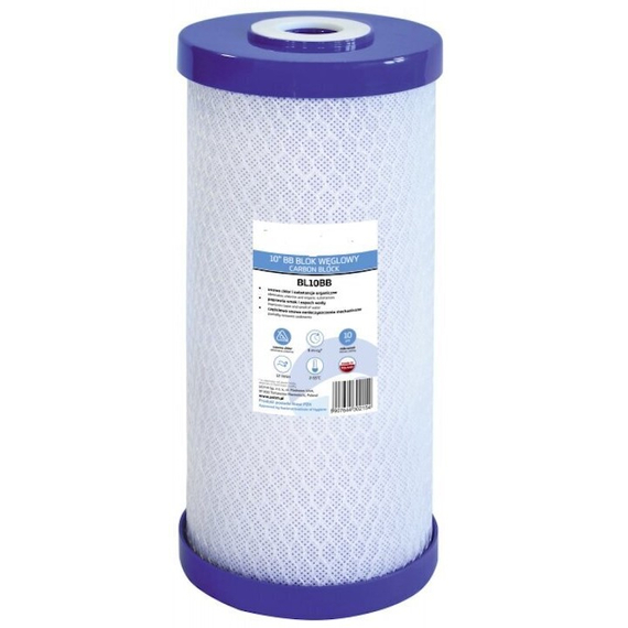 fotoКартридж активированный уголь спеченный Big Blue 10" USTMфото