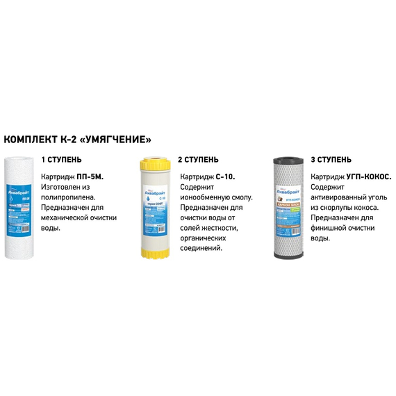fotoФильтр под кухонную мойку - 3 ступени очистки АБФ-ТРИА - УМЯГЧЕНИЕ Aquabright, изображение 3фото