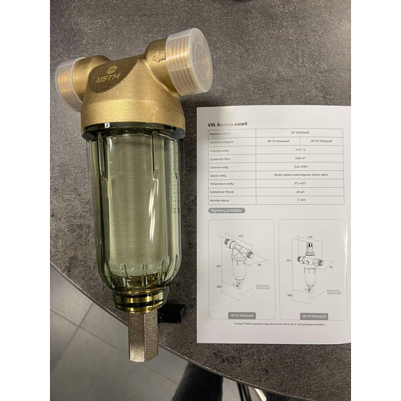 fotoФильтр для воды 3/4' WF FF MINIAQWELL USTM, изображение 3фото