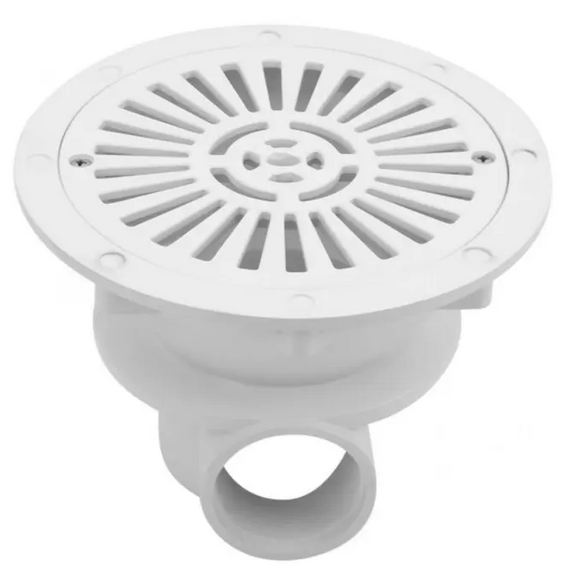 fotoScurgere rotundă pentru fundul piscinei din beton, KUBBER 092832, Ø170mm & 2"фото