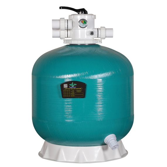 fotoФильтр песочный для бассейна KUBBER EPW700; 19m3/h, с верхним клапаном 1,5"/50мм с зажимом, изображение 2фото