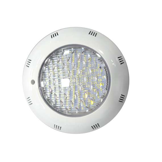 fotoСветодиодная лампа для бассейна KUBBER TLBL-LED144, 18 Вт/12 В (Ø 230 мм)фото