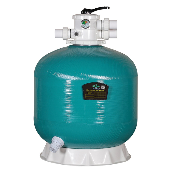 fotoФильтр песочный для бассейна KUBBER EPW450; 8m3/h, с верхним клапаном 1,5"/50мм с зажимомфото