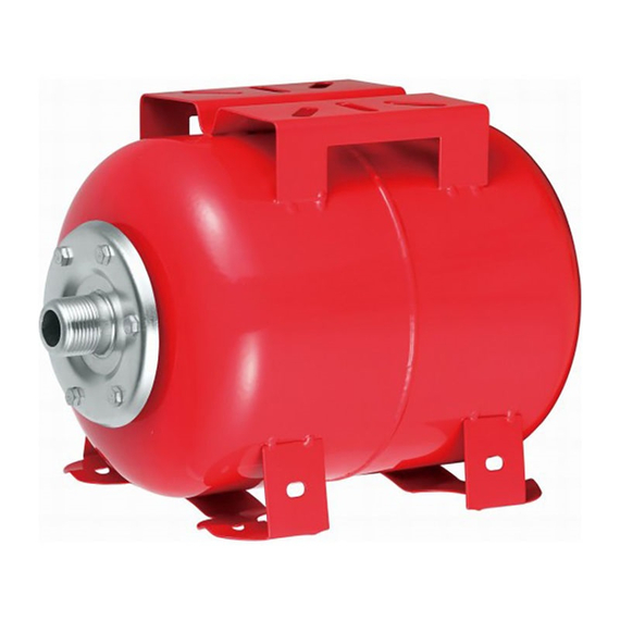 fotoРасширительный бак 22-24L 1" G (Red) горизонтальный ELBI, изображение 2фото