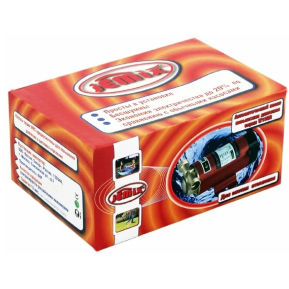 fotoНасос повышающий давл. с авт. включ. Сухой ротор. 90Вт W15GR-10  AUTO JEMIX, изображение 6фото