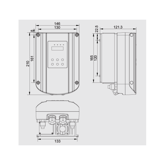 fotoЧастотный преобразователь Smart Pump Drive 380V, 18,5kw SAJ, изображение 2фото