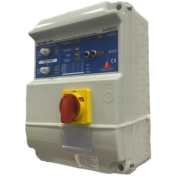 fotoПульт управления однофазный (2.2 кВт) QE2M/2HP Pedrollo, изображение 2фото