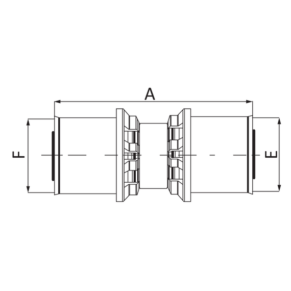 fotoМуфта 16x16 DeltaPress Unidelta, изображение 2фото