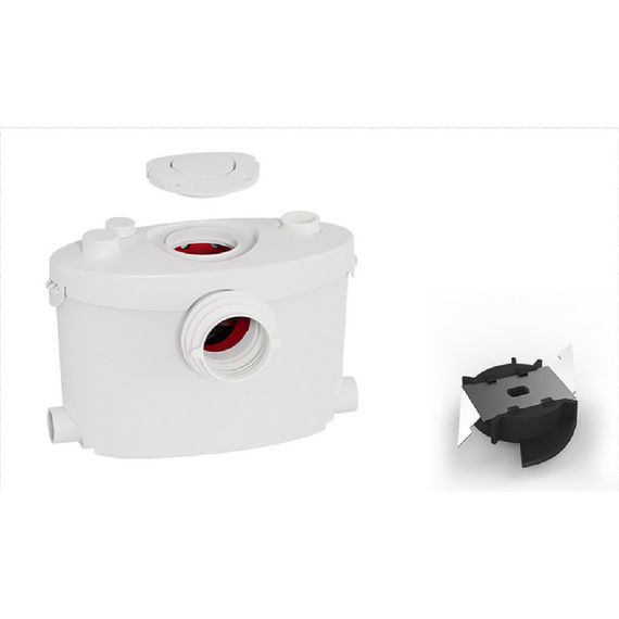 fotoТуалетный насос - измельчитель KUBBER 400UP, изображение 2фото