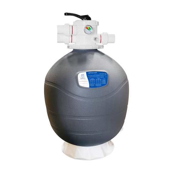 fotoФильтр песочный для бассейна KUBBER NEP450; 8m3/h, с верхним клапаном 1,5"/50мм с зажимом, изображение 3фото