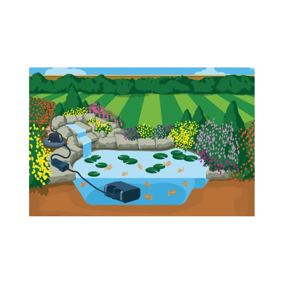 fotoНасос для водопадов и ручьев Hozelock AQUAFORCE 2500 INT 15811240, изображение 2фото