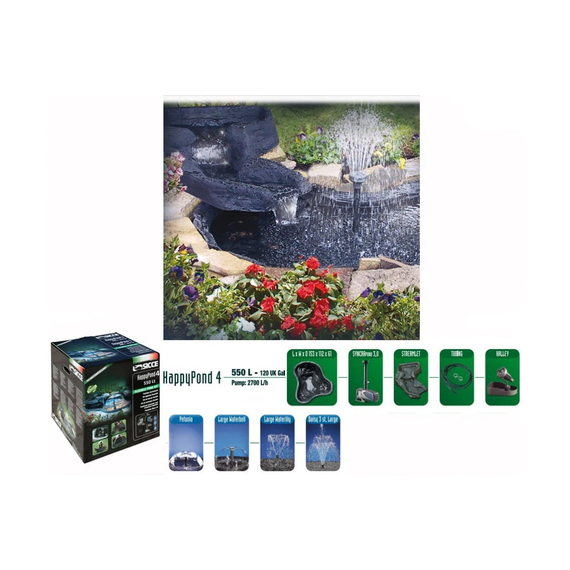 fotoДекоративный пруд SICCE HAPPY POND 4 PULB08F, изображение 2фото