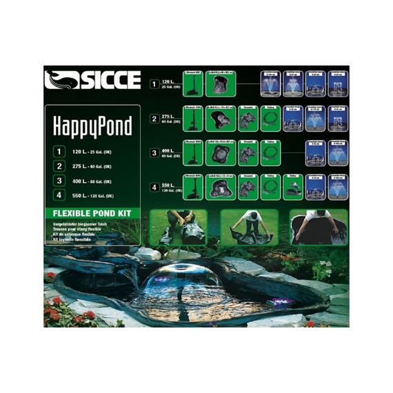 fotoДекоративный пруд SICCE HAPPY POND 4 PULB08F, изображение 3фото