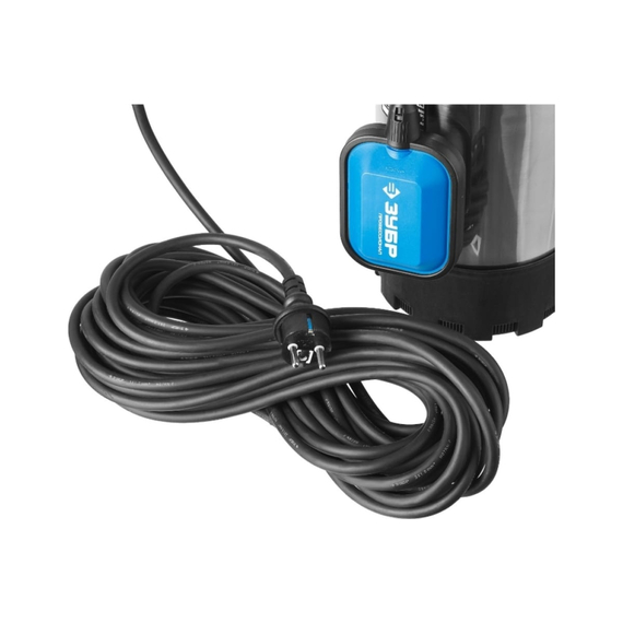 fotoПогружной дренажный насос для чистой воды ЗУБР ПРОФЕССИОНАЛ НПЧ-Т5-1000-С, изображение 3фото