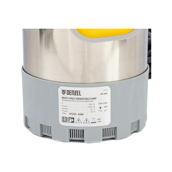 fotoПогружной насос высокого давления DENZEL PH900 X-Pro 97233, изображение 8фото