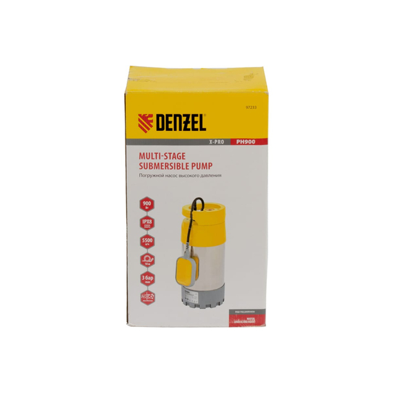 fotoПогружной насос высокого давления DENZEL PH900 X-Pro 97233, изображение 10фото