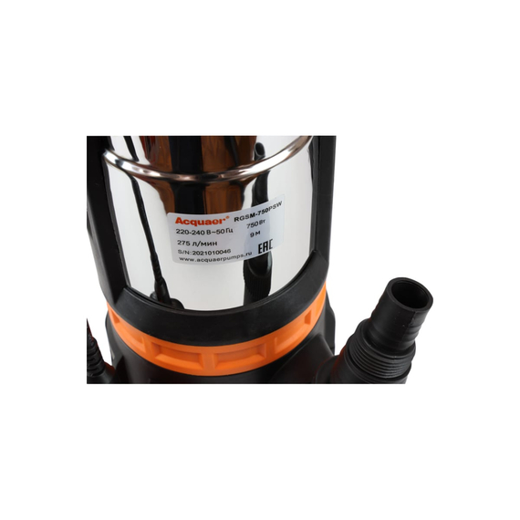 fotoПогружной центробежный насос Acquaer RGSM-750PSW Нерж. 7.5.82, изображение 3фото