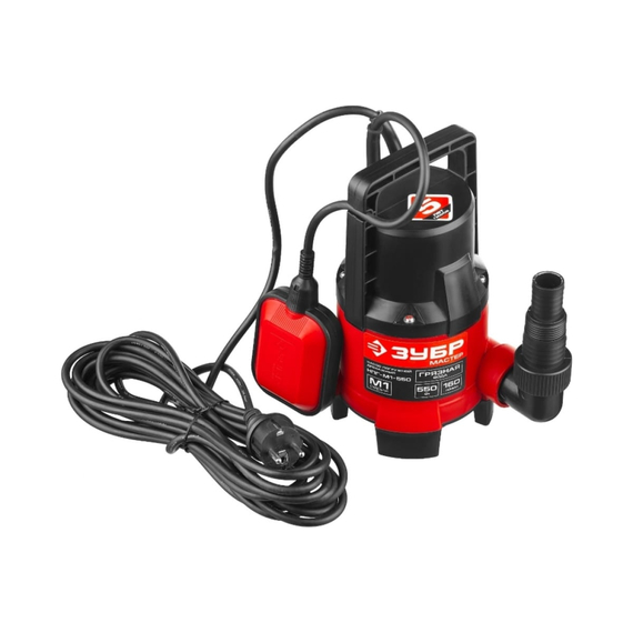 fotoПогружной дренажный насос ЗУБР НПГ-М1-550, изображение 5фото