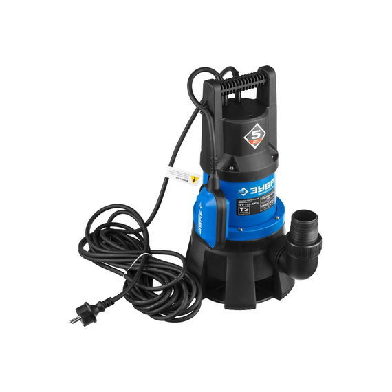 fotoПогружной дренажный насос для грязной воды ЗУБР ПРОФЕССИОНАЛ Т3 НПГ-Т3-1300фото