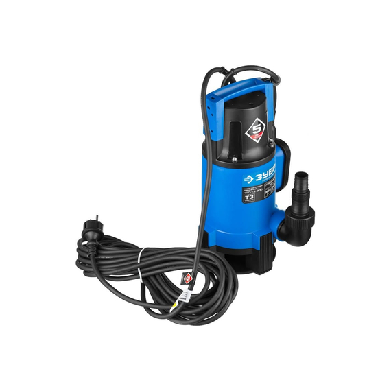 fotoПогружной дренажный насос для грязной воды ЗУБР ПРОФЕССИОНАЛ Т3 НПГ-Т3-900, изображение 2фото