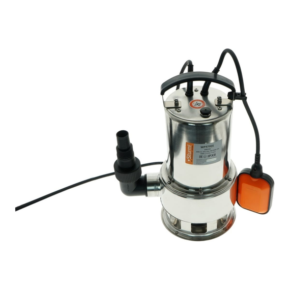 fotoНасос для грязной воды Sturm WP9790S, изображение 2фото