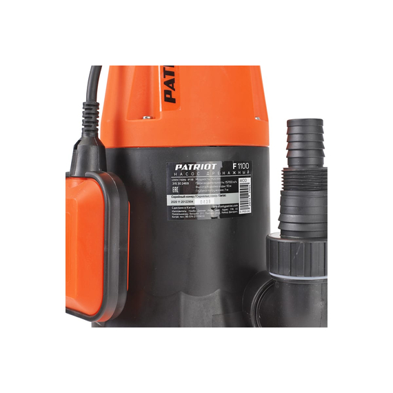 fotoДренажный насос PATRIOT F 1100 315302469, изображение 6фото