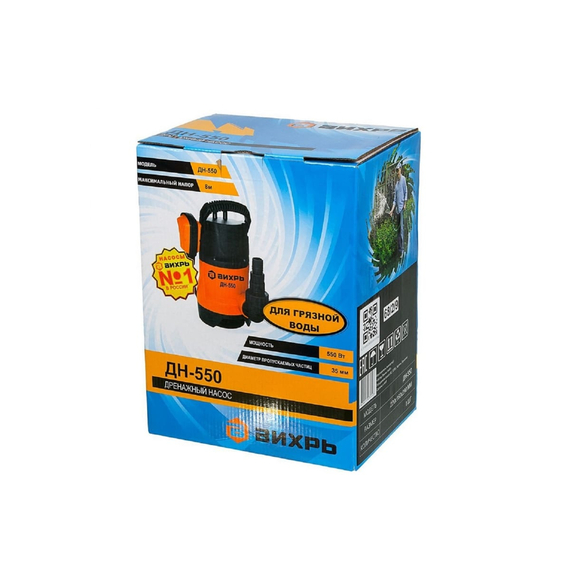 fotoДренажный насос Вихрь ДН-550 68/2/9, изображение 3фото