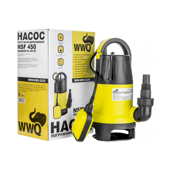fotoДренажно-фекальный насос WWQ NSF 450, изображение 3фото
