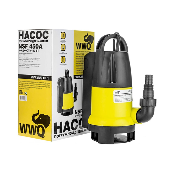 fotoДренажно-фекальный насос WWQ NSF 450A, изображение 2фото