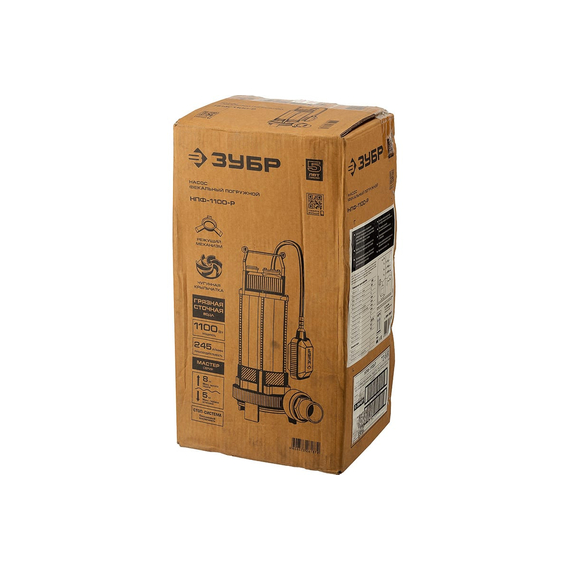 fotoФекальный погружной насос Зубр НПФ-1100-Р, изображение 10фото