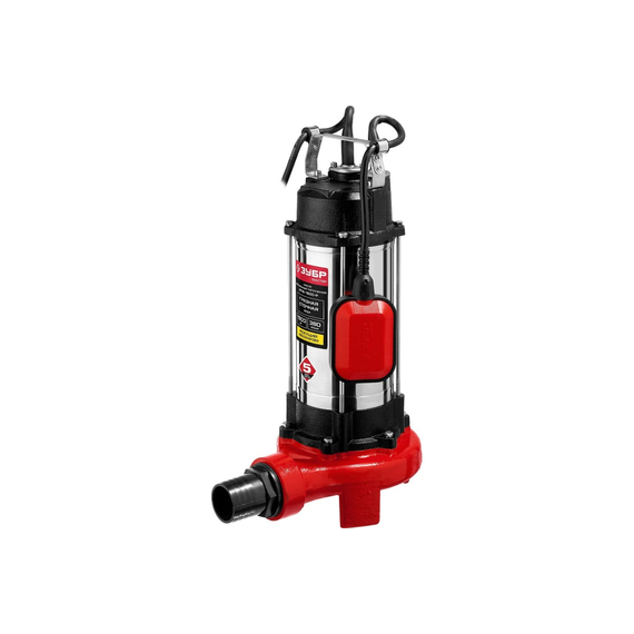 fotoФекальный погружной насос Зубр НПФ-1500-Р, изображение 2фото