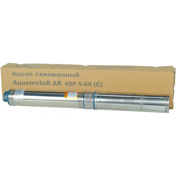 fotoСкважинный насос AquamotoR AR 4SP 5-69 C с кабелем 30м AR151016, изображение 4фото