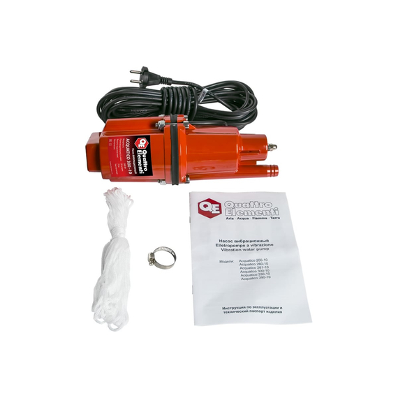 fotoВибрационный насос QUATTRO ELEMENTI Acquatico 300-10 кабель 10 м 910-348, изображение 6фото
