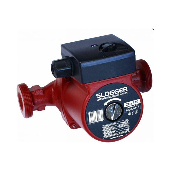 fotoЦиркуляционный насос для отопления SLOGGER CN2540, изображение 2фото