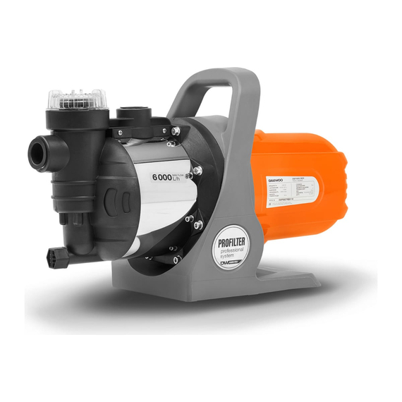 fotoСадовый насос DAEWOO DGP 6000 inox, изображение 2фото