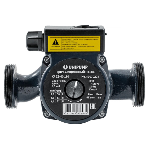 fotoЦиркуляционный насос Unipump CP 32-40 180 38835фото