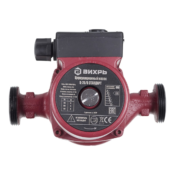 fotoЦиркуляционный насос Вихрь Ц-25/6 СТАНДАРТ 68/7/7, изображение 6фото