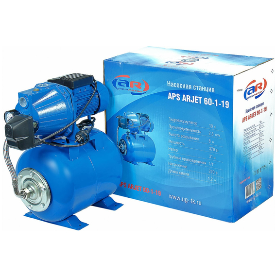 fotoНасосная станция AquamotoR APS ARJET 60-1-19 AR152012, изображение 4фото