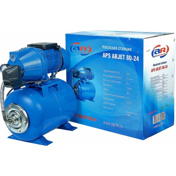 fotoНасосная станция AquamotoR APS ARJET 80-24 AR152014, изображение 4фото