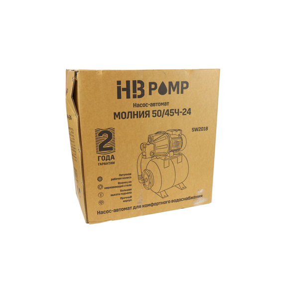 fotoНасос-автомат HB PUMP МОЛНИЯ 50-45Ч-24 SW2018, изображение 8фото