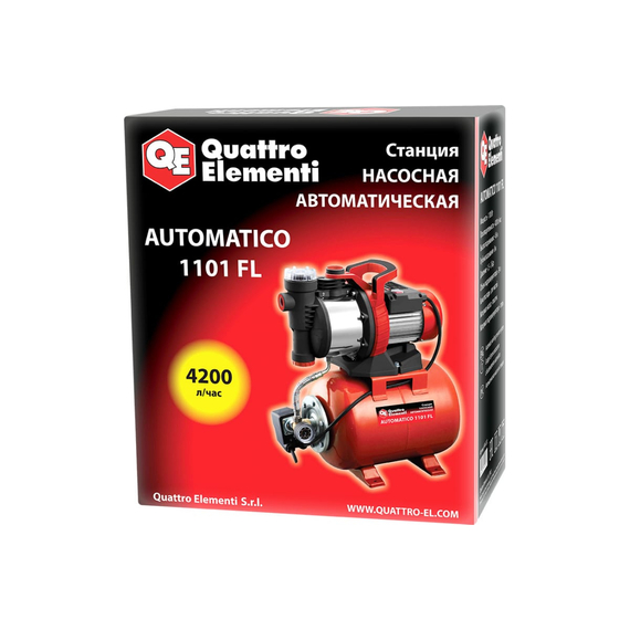 fotoНасосная станция QUATTRO ELEMENTI Automatico 1101 FL 910-232, изображение 8фото